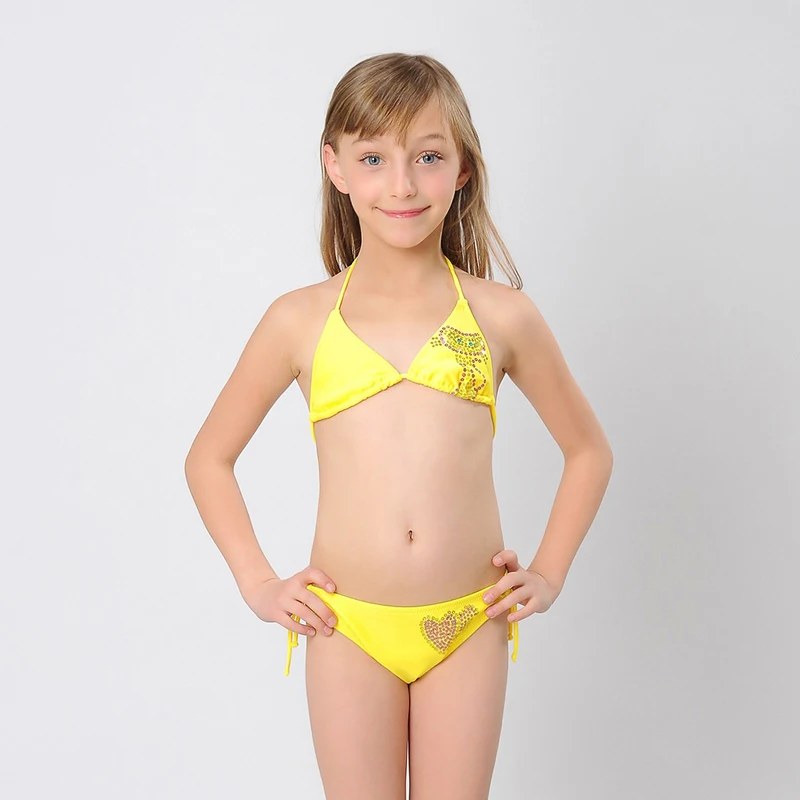 Aliexpress Compre Hiheart 2015 Meninas De Biqu nis Mai Crian as 