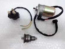 GY6 Motor Assy Starter,Starter Clutch, Relay for 139QMB Scooter ATV Go Karts Moped Engine Parts