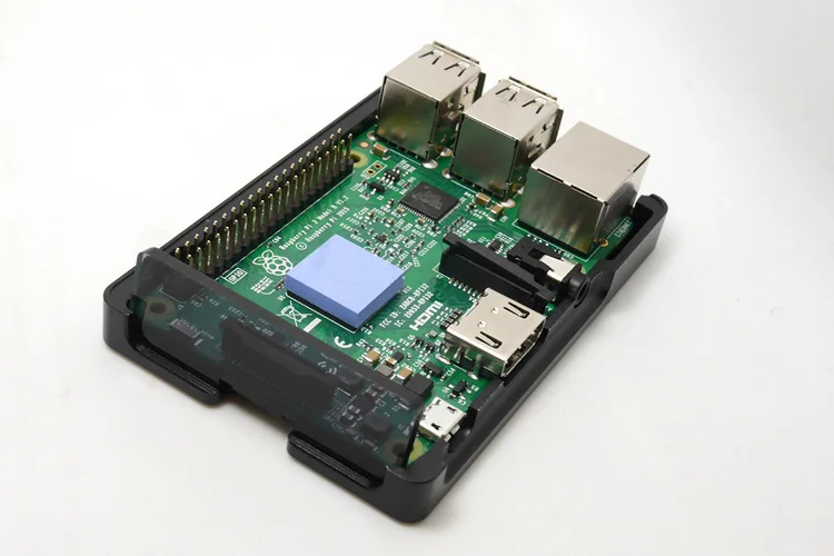 UGEEK Raspberry Pi алюминиевый чехол с ЧПУ комплект для UGEEK HD 3,5 дюймовый экран Raspberry Pi 3B 2B 3B+ 4B | пассивный Wi-Fi и Bluetooth