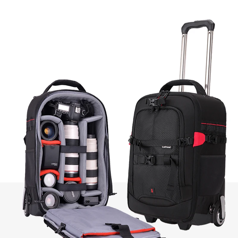 Rolling Luggage Trolley Folding Luggage Trolley for Photography Travel