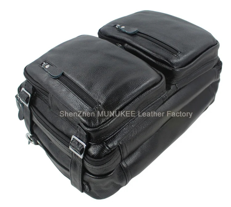 Многофункциональный модный рюкзак из натуральной кожи, мужской рюкзак для путешествий, школьная сумка, большой рюкзак, сумка через плечо, большая сумка для книг