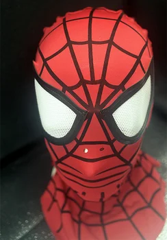 

Spider Man Mask Hood spiderman mask halloween maske cosplay party Avengers Costume children fantasy super heros superheroes larp