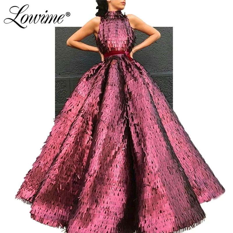 fuchsia sequin dress