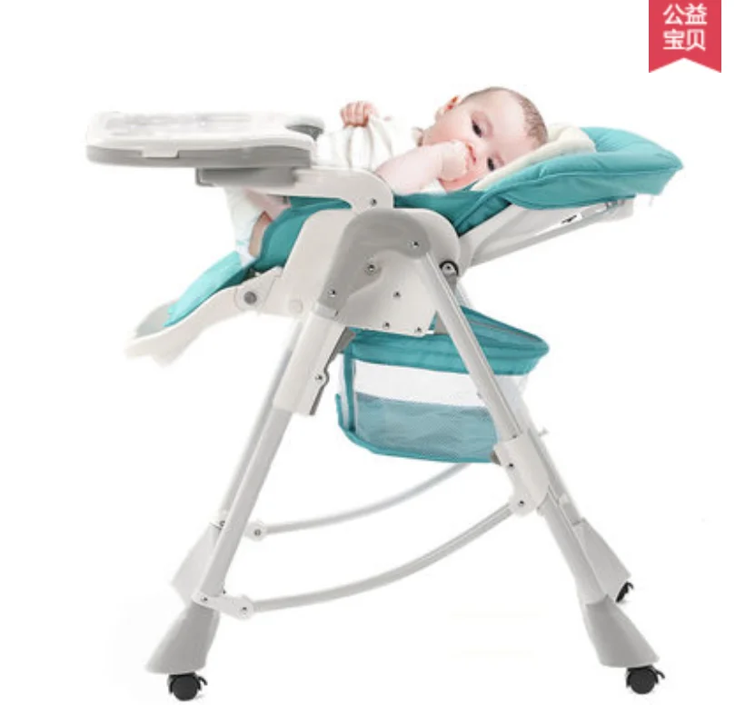 Baby to eat chair baby children's dinner table seat portable folding
