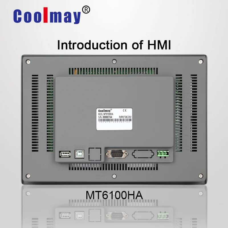 Coolmay MT6100HA 10 дюймов TFT дисплей 1024*600 Высокое разрешение true color touch panal HMI для промышленной автоматизации