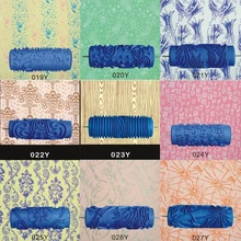 " рельефная краска ролик рукав стены текстура кисть для трафаретов шаблон Декор 019Y-027Y