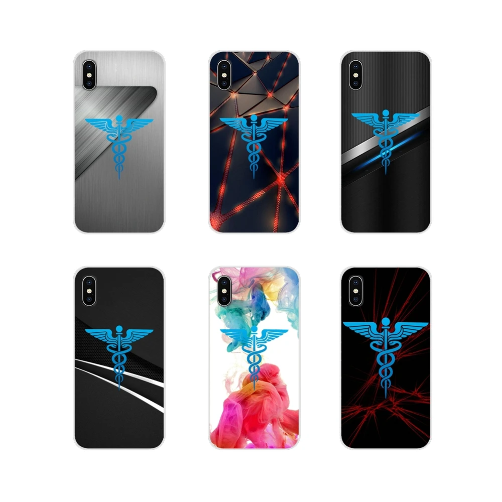Силиконовый чехол для Apple iPhone X XR XS MAX 4 4S 5 5S 5C SE 6 6S 7 8 Plus ipod touch Медицинский символ