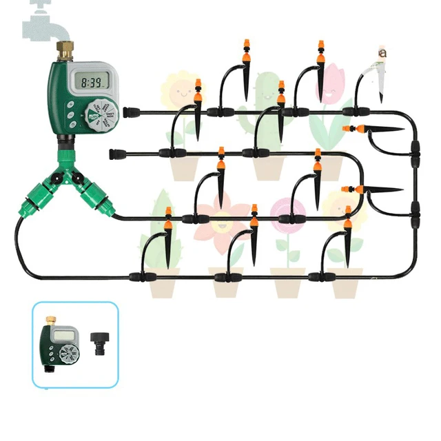 Ogród podlewanie Timer automatyczny elektroniczny licznik wody Home Garden nawadnianie Timer Controller system Autoodtwarzanie nawadniacz -