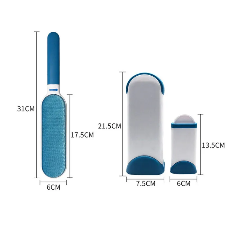2 шт многоразовая щетка для удаления волос для домашних животных, кошек, собак, расчески для дивана, кровати, портативная дорожная Бытовая щетка для чистки мебели, ковров