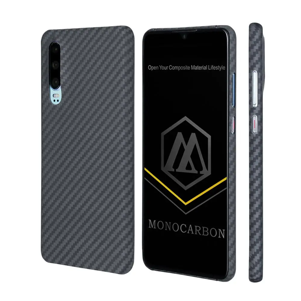 Чехол из моноуглеродного арамидного волокна для Huawei P30 P30Pro с 4 сторонними