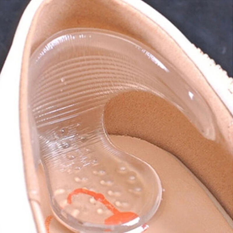 

1 Pair Feet Care Accessories T-type Thread Silicone Soft Insert Heel Liner Grips High Heel Comfort Pads Hot sale