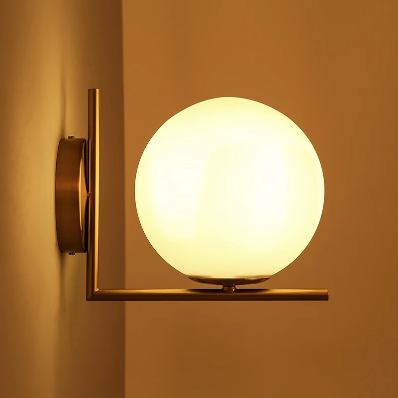 modern nordic wall sconce iron glass ball wall lights indoor outdoor l for restaurant modern nordic wall sconce iron glass ball wall lights indoor outdoor l for restaurant