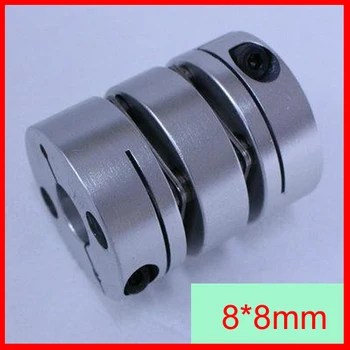 

2pcs/lot 8mm to 8mm Double diaphragm Shaft Coupling 8x8mm Disc couplings Flexible Coupler 26mm OD 35mm Length (D26 L35)