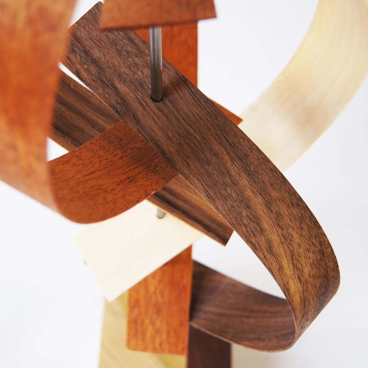 Sails by Jeff Linenkugel - Modern Wood Sculpture on Natural Wood (4)
