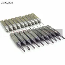 2,0 мм резак с 4 флейты карбида и 1,0 мм копировальный щуп в фотокамер Speedlite HSS для автоматической V8/X6 станок для дубликации ключей(20 штук
