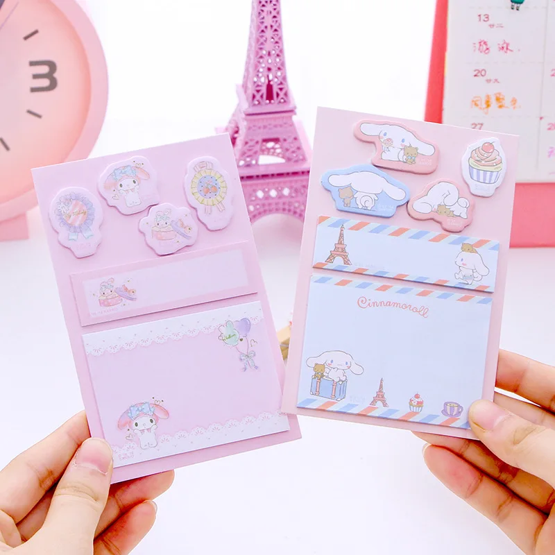 

1 PCS New Cute Melody Index Notes Posted Memo Pad Sticky Notes Memo Notebook Stationery Note Paper Stickers School Supplies