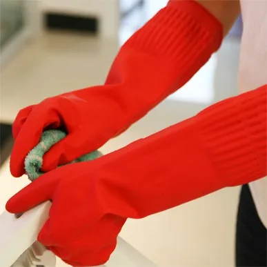 Home kitchen Rubber Latex Dish Long font b Household b font Kitchen warm font b Gloves