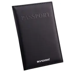Кожаная дорожная Паспорт ID-карты кредитной держатель для карт Кошельки туристические органайзер для паспорта Carteira Para Documentos Обложка
