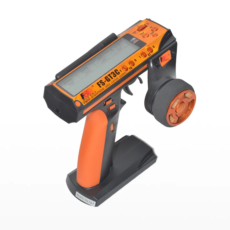 

Flysky FS-GT3C 2.4G 3CH RC CAR System /w battery New Version of GR3E Receiver Remote Control