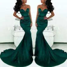 Grüne Meerjungfrau Abendkleider 2016 Schatz Neck Tiefer Ausschnitte Abendkleid Vestidos De Festa
