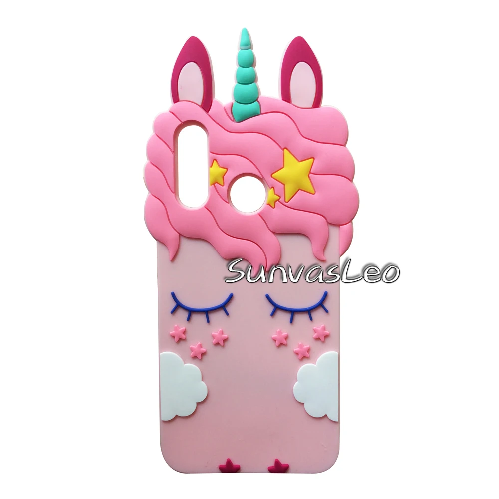 For Huawei Nova 3i 3D Soft Silicone Case Cartoon Animal Cell Phone Back Cover Shell Skin Original Cases For Huawei P Smart+ Plus