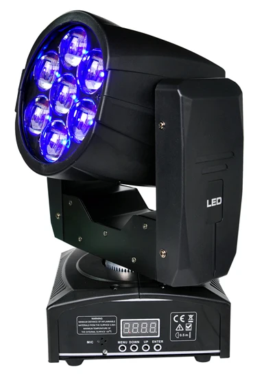 Музыкальная стойка для полетов 6 черный x lot TP PL6W5 7x12W RGBW Цвет 4IN1 LED Zoom Moving Head шайба