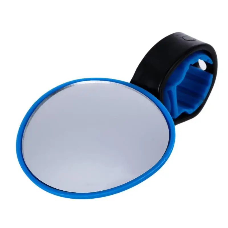 3 цвета, универсальное регулируемое поворотное на 360 градусов Велосипедное Зеркало заднего вида для велосипеда, безопасное зеркало заднего вида - Цвет: Blue