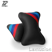 ZD 1X подушка на шею для автомобиля три основных цвета подголовник для Mini Cooper Volkswagen VW Polo Passat B6 B7 B8 гольф для девочек 4, 5, 6, 7, Touareg