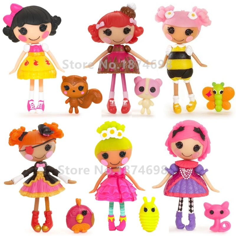 Новая мини кукла Lalaloopsy с питомцем 6 шт. в комплекте фигурка игрушка коллекция