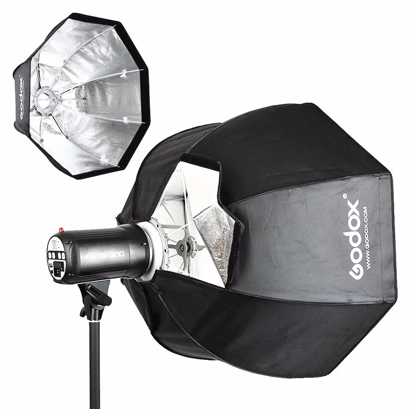 Godox UE-80CM 80 см/31,5 дюйма софтбокс Профессиональный портативный восьмиугольный зонтик софтбокс с креплением Bowens для вспышки Speedlite