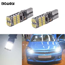 BOAOSI 2x T10 4014SMD светодиодный светильник без ошибок для бровей век лампа для Opel Astra h j g Corsa Zafira Insignia Vectra b c d