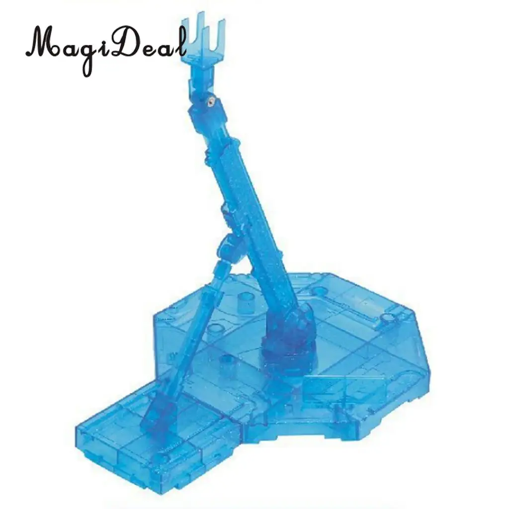 MagiDeal 1Pc Plastic Action Base Stand Display Support for 1/100 MG Gundam Action Figure Model Dolls 4Colors