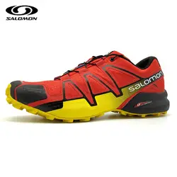 2018 Salomon Мужская обувь speed Cross 4 CS Кроссовки мужские синие беговые кроссовки Мужская спортивная обувь 40-46 хит продаж