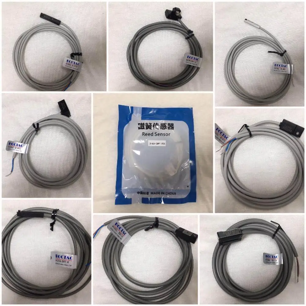 

5PCS Pneumatic Air Cylinder Magnetic Reed Switch Proximity Sensor CS1-U CS1-J CS1-G CS1-S D-A93 D-Z73 D-C73 D-A73