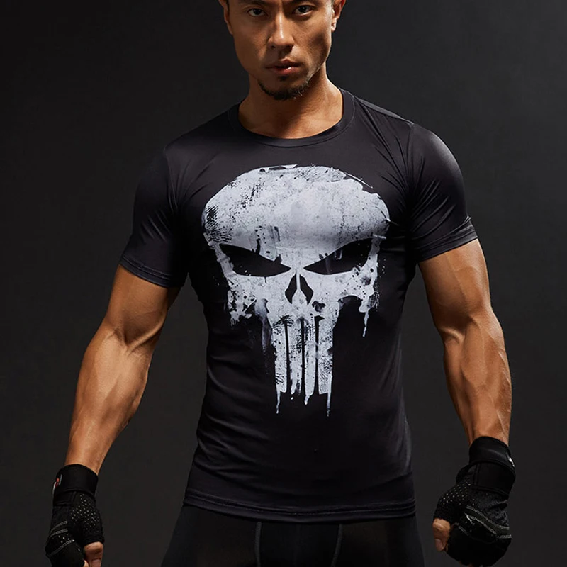 Ehuanhood 3D Printing Captain America T-shirt Men's Crossfit Tops Tee Superman Tshirt Fitness Men Clothing Compression Shirt Ehuanhood 3D Printing Captain America T-shirt Men's Crossfit Tops Tee Superman Tshirt Fitness Men Clothing Compression Shirt