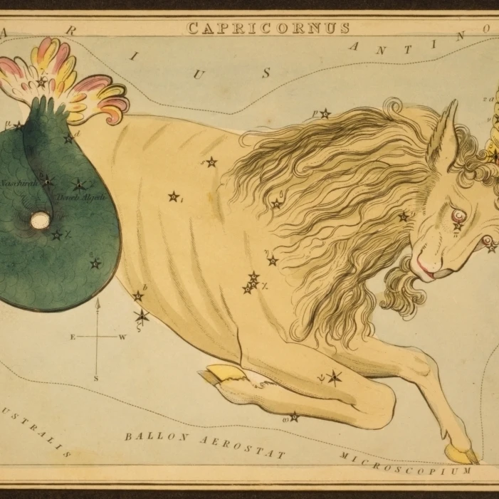 Capricornus Constellation Zodiac Sign 1825 Poster Print by Science Source (36 x 24)
