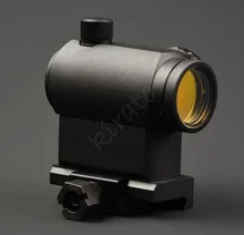 Mira telescópica táctica Micro 1x punto rojo para 20mm Picatinny Weaver Rial Mount Base R3173
