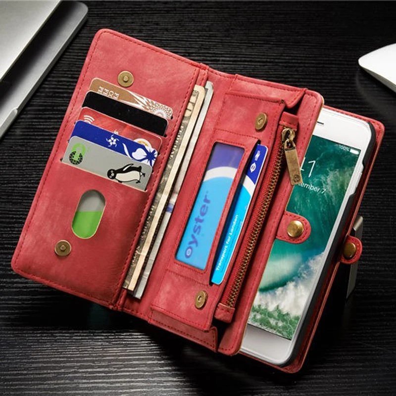 bilder für Multifunktions Magnetic Wallet Ledertasche Für iPhone 7 Plus 2 in 1 Kartenhalter Abdeckung Für iPhone 7 Plus Fall bilder für Multifunktions Magnetic Wallet Ledertasche Für iPhone 7 Plus 2 in 1 Kartenhalter Abdeckung Für iPhone 7 Plus Fall