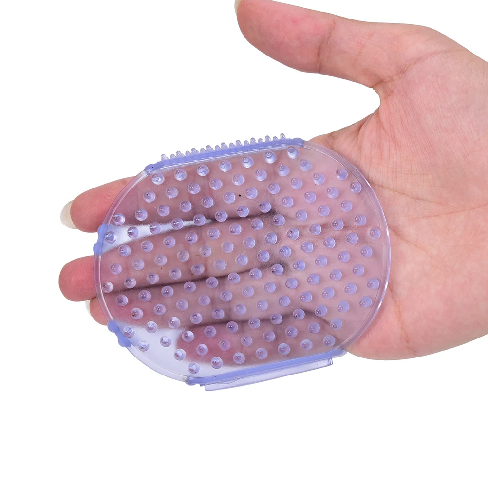 Высокое качество 1 шт. конфетный силиконовый скребок скраб для чистки спа-перчатки для спины щетка для тела для очищения лица инструмент для снятия макияжа