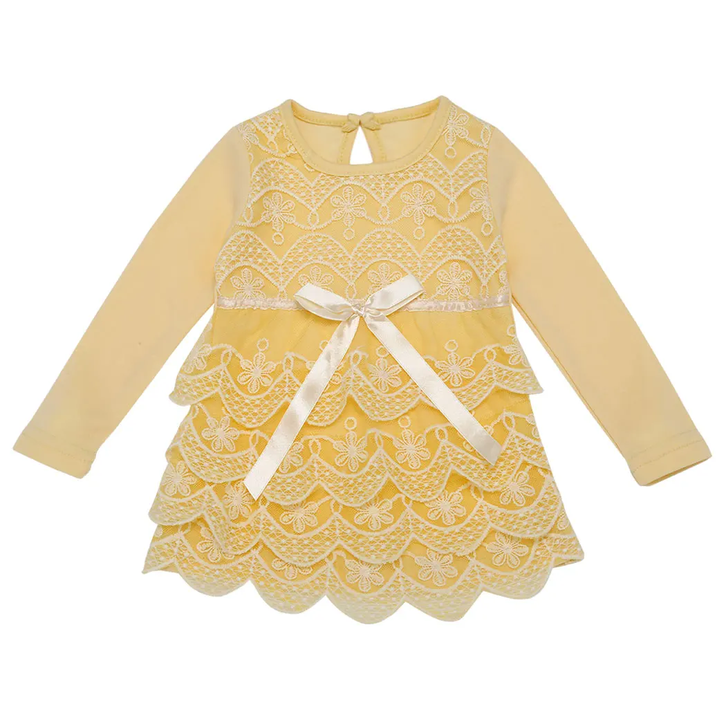 

Baby Clothes 2018 Baby Girl Dress Spring Princess Infant Party Dresses for Girls Baby Long Sleeved Dress Clothes