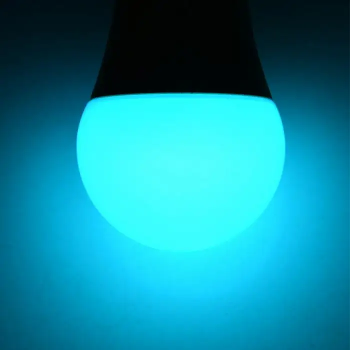 Смарт-лампочка WIFI 7 Вт RGBW Пульт дистанционного управления многоцветный светодиодный светильник совместимый для Alexa QJS магазин