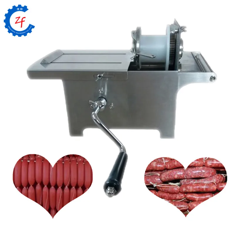 Hand-rolling sausage tying and knotting machine sausage linker and knot machine 42mm sausage diameter hand rolling food steel tying knotting sausage machine y313