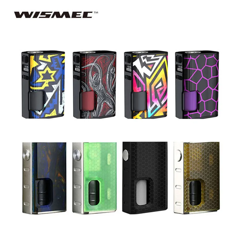 100 Вт WISMEC Luxotic BF поле MOD W/7,5 мл многоразового бутылка для Tobhino BF RDA танк E-cig Luxotic Mod без 18650 батарея оригинальный