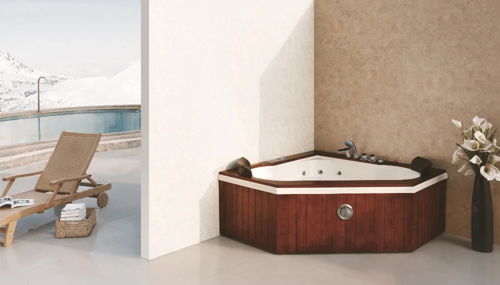 Corner Massage bathtub M-2035