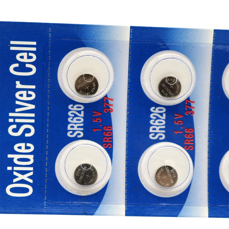 Rotule De Direction 206 2 PILES SR626SW / SR626 377 SONY / 1.55V 0% Mercury Battery 2pcs Per Pile Montre 377 - Foto 5