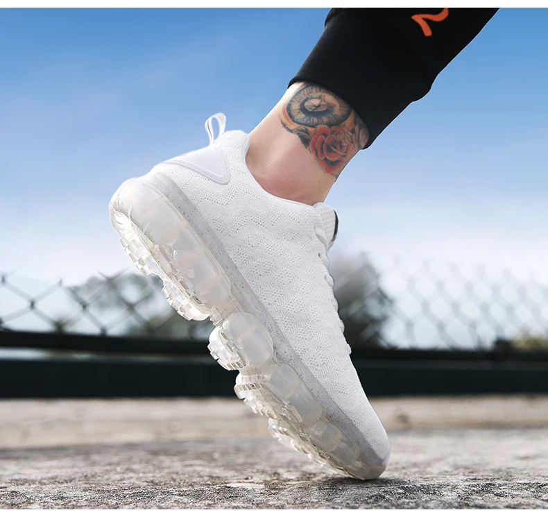 2018 Новый Flywire Air Спортивная обувь для мужчин амортизация Мужские дышащие кроссовки мягкая спортивная обувь Тренд Уличная обувь для прогулок