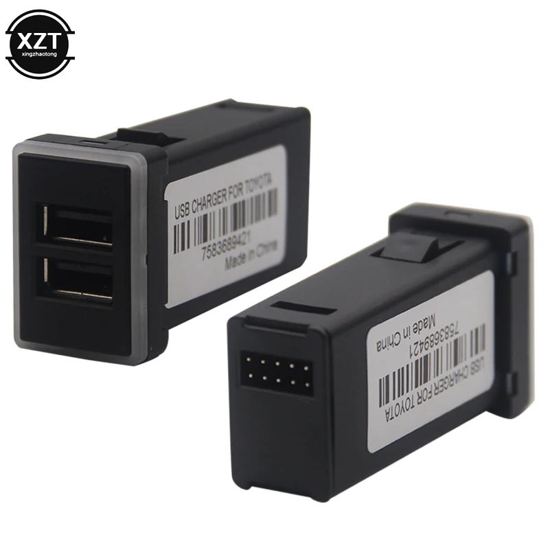 Автомобильное зарядное устройство QC3.0 быстрая зарядка двойной USB интерфейс