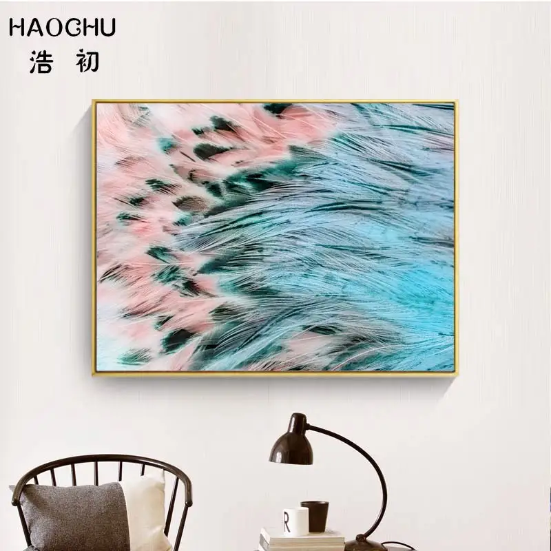 Абстрактные настенные плакаты от бренда HAOCHU холсты для рисования картины книги
