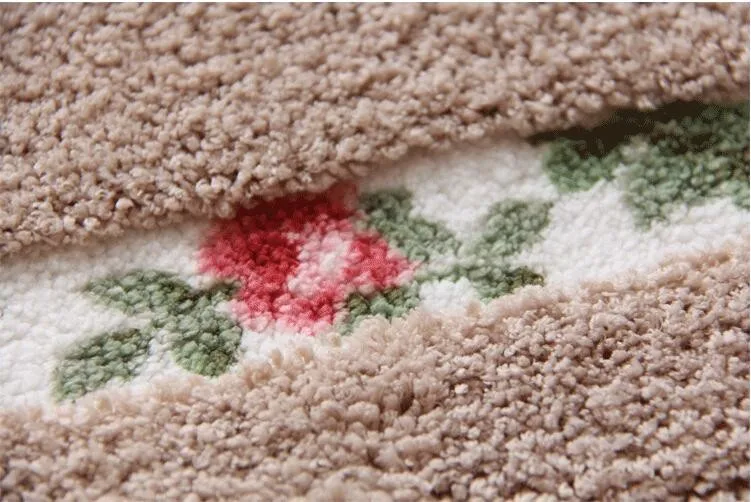 Круглый коврик ковер современной гостиной Спальня коврики нескользящие носки-тапочки для новорожденных ковры коврики моющиеся мягкие Ванная комната ковролин коврик, Текстиль для дома