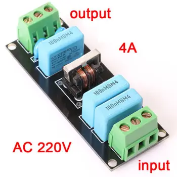 

AC 220V EMI 4A Power Filter Board Socket Kits FOR Pre-Amp POWER Amplifier DAC Headphone